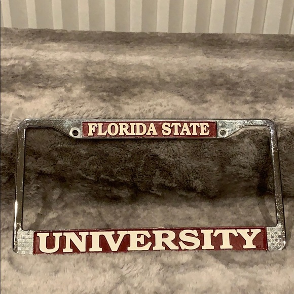 FSU license plate frame - Picture 1 of 2